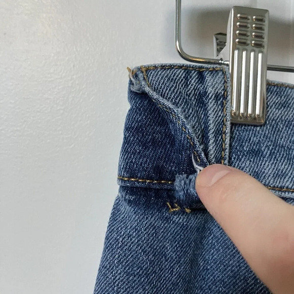 Urban Outfitters BDG Utility Cargo Front Knee Pocket Denim Blue Jeans Womens 29 - Picture 2 of 9